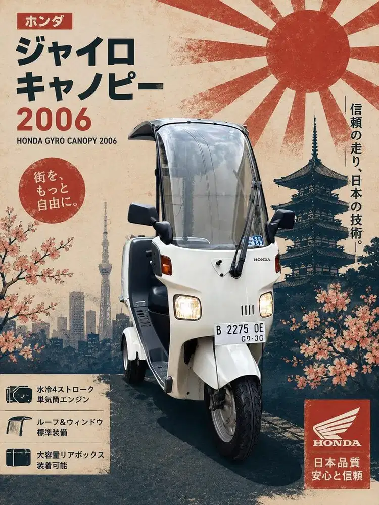 Honda Gyro 2006 A/T Low KM