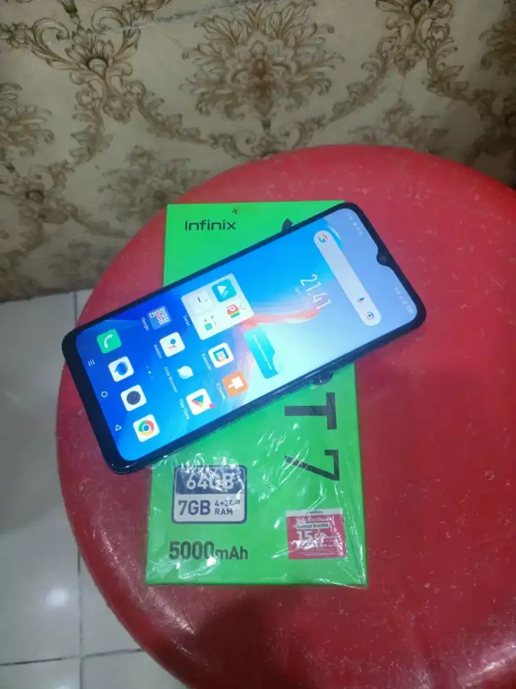 Infinix smart 7 ram 4+3/64 normal semua nya lkp