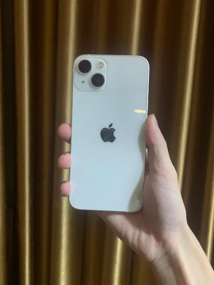 iPhone 13 Starlight 256GB Full Fungsi Kondisi Mulus