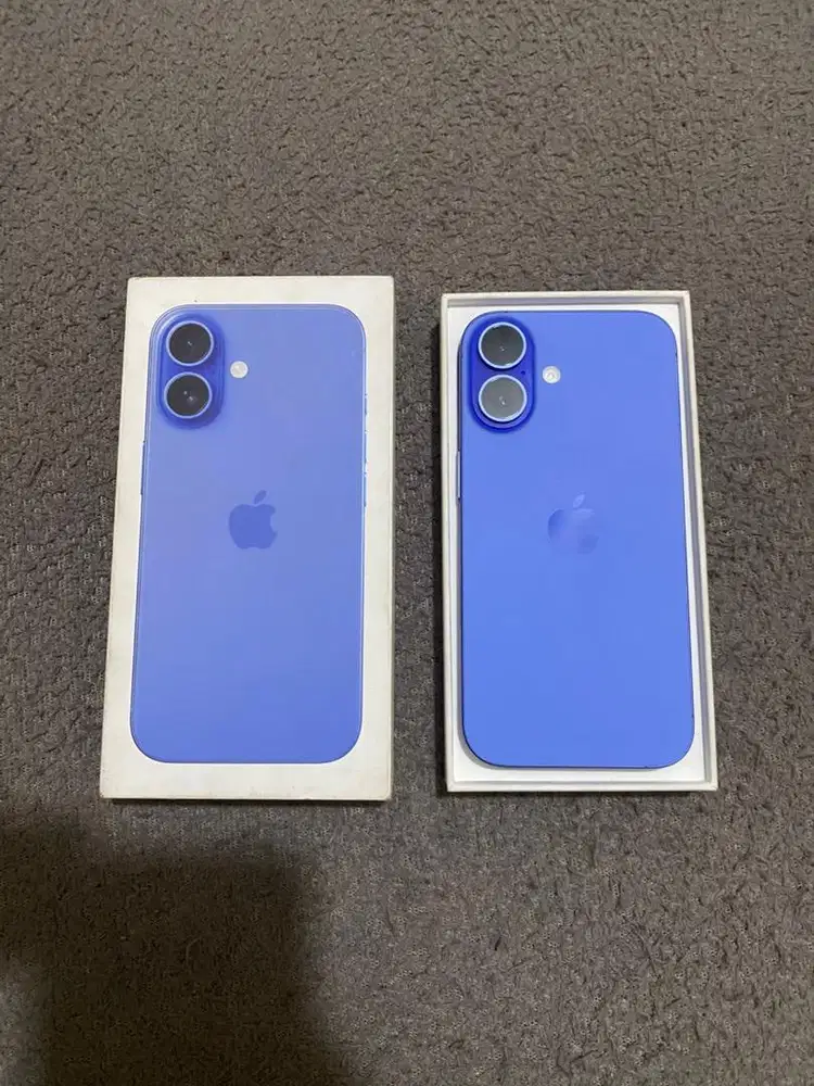 Di jual Iphone 16 128 GB iBox Ultramarine Garansi On Februari 2027