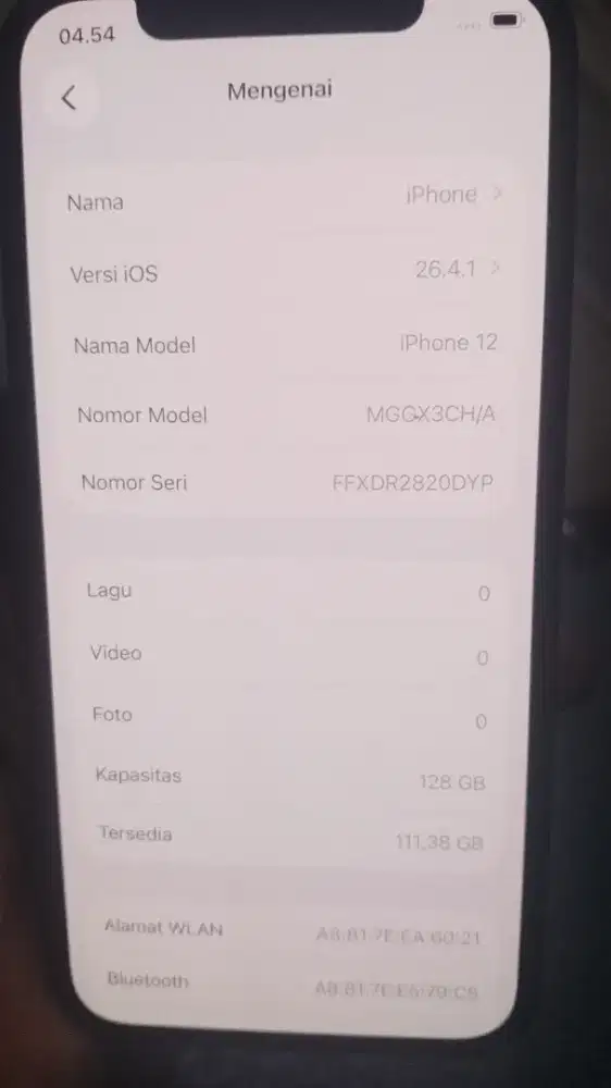 iPhone 12 inter 128GB