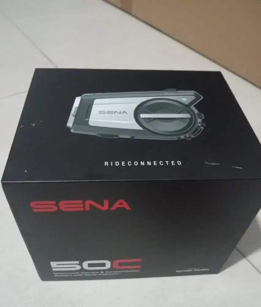 Intercom merk SENA 5C Harman cardon kondisi baru BOX masih tersegel