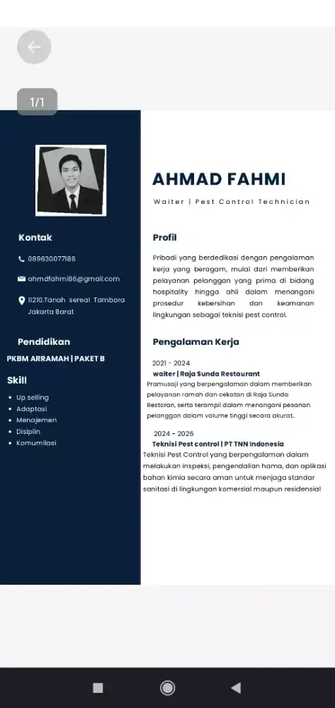 Mencari pekerjaan