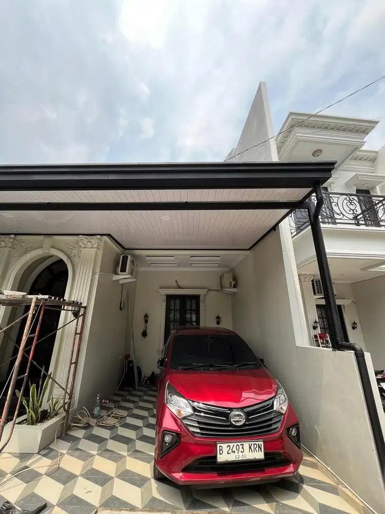 Pemasangan kanopi minimalis