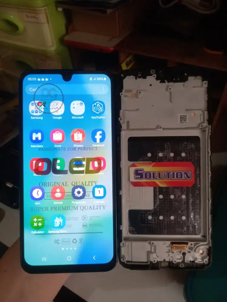 LCD TOUCHSCREEN SAMSUNG A16 4G / A16 5G ORI OLED + PASANG