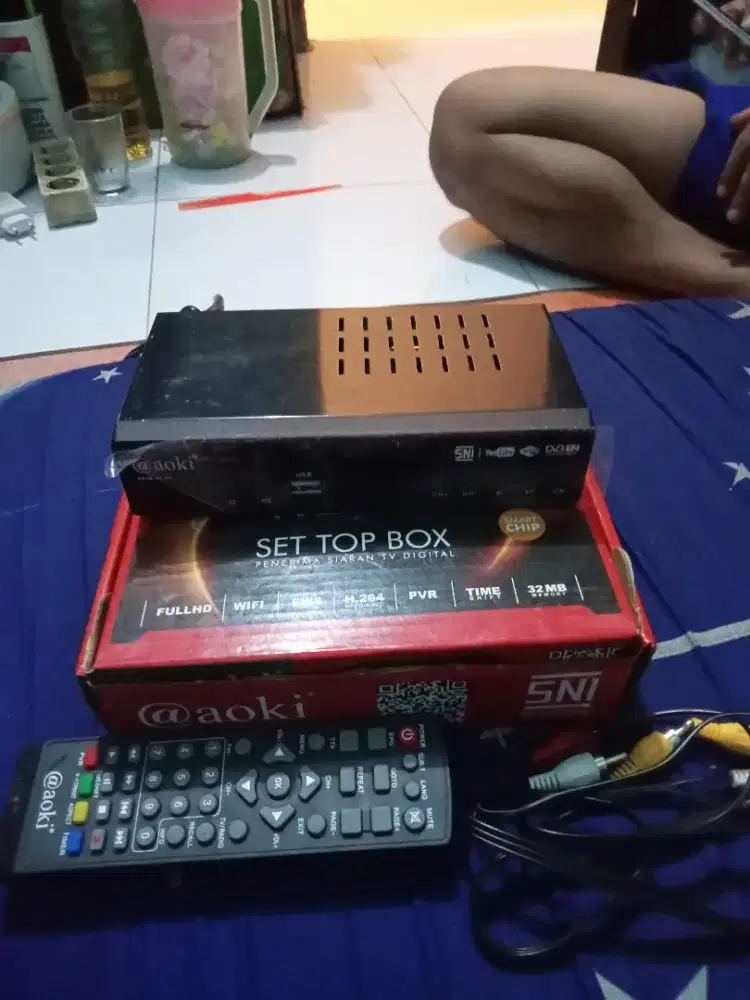 set top bok smart chip masih mulus baru