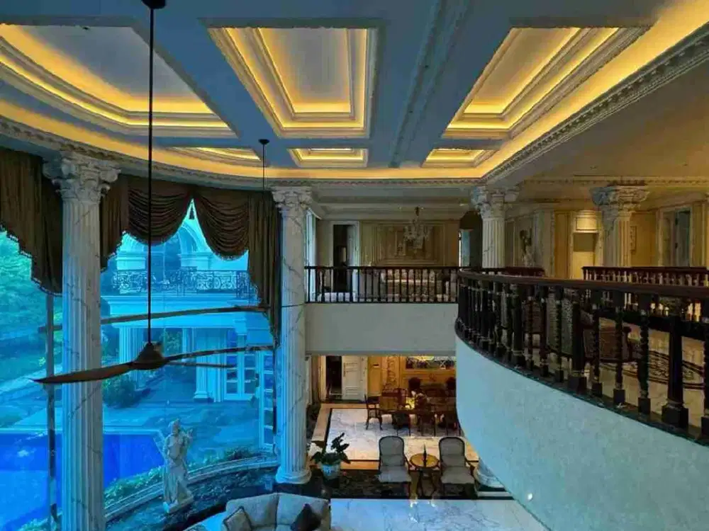 Dijual Rumah Mewah Lahan Luas Nempel Bukit Golf Pondok Indah Jakarta Selatan