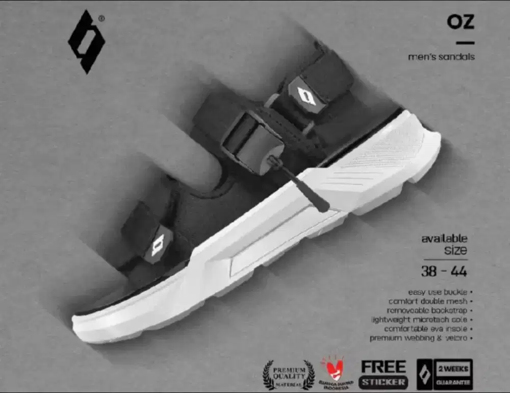 Sendal Gunung Sixtynine Project OZ Size 44