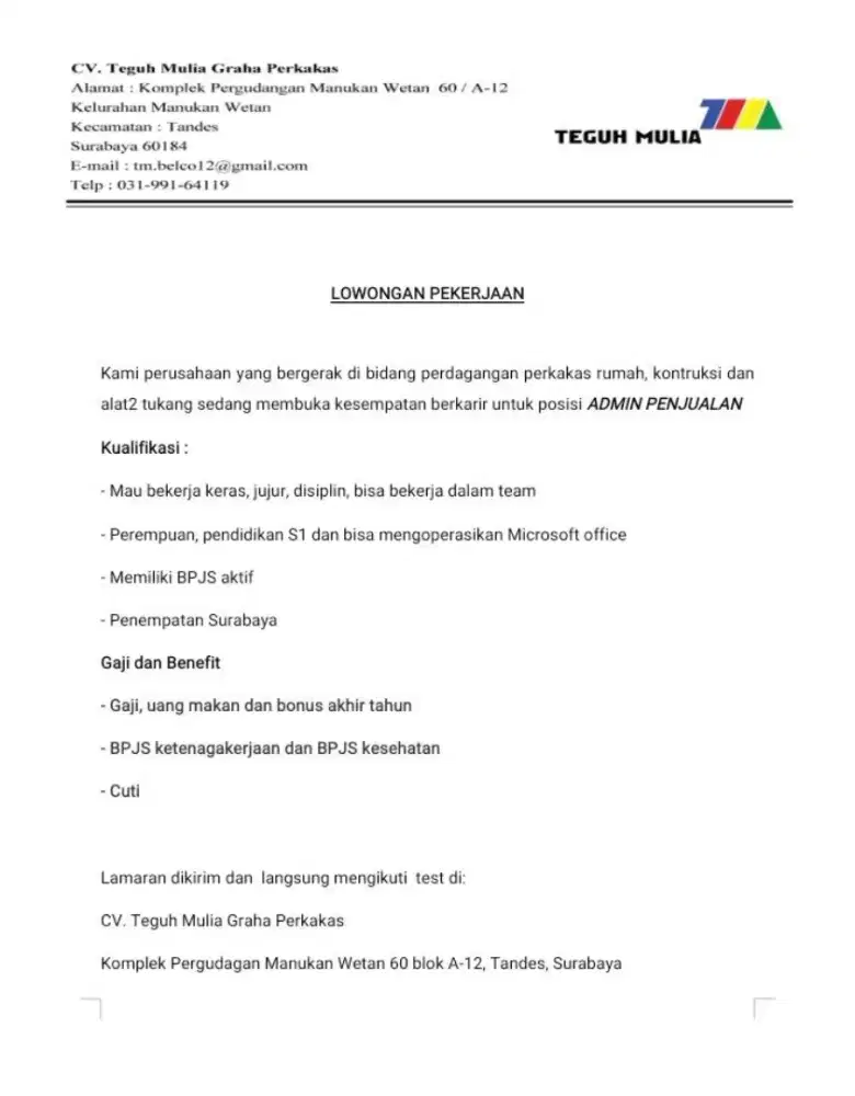 Walk in interview