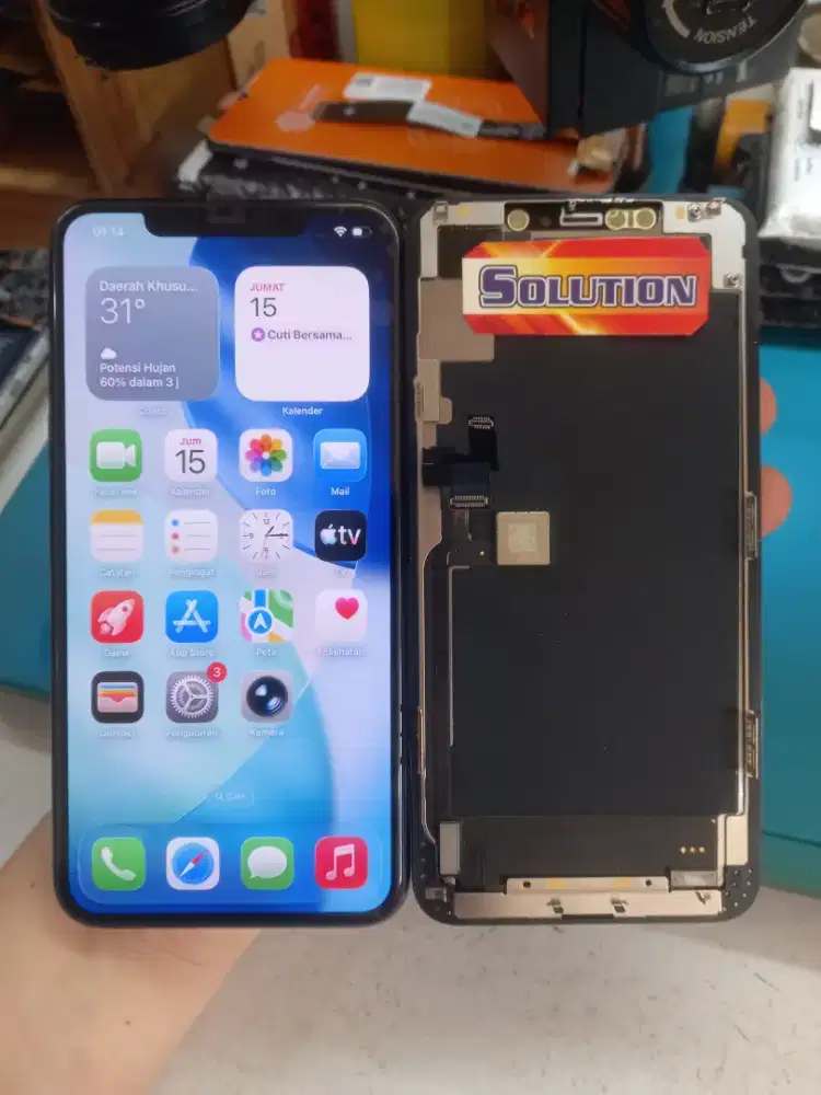 LCD TOUCHSCREEN IPHONE 11 PRO MAX OLED + PASANG