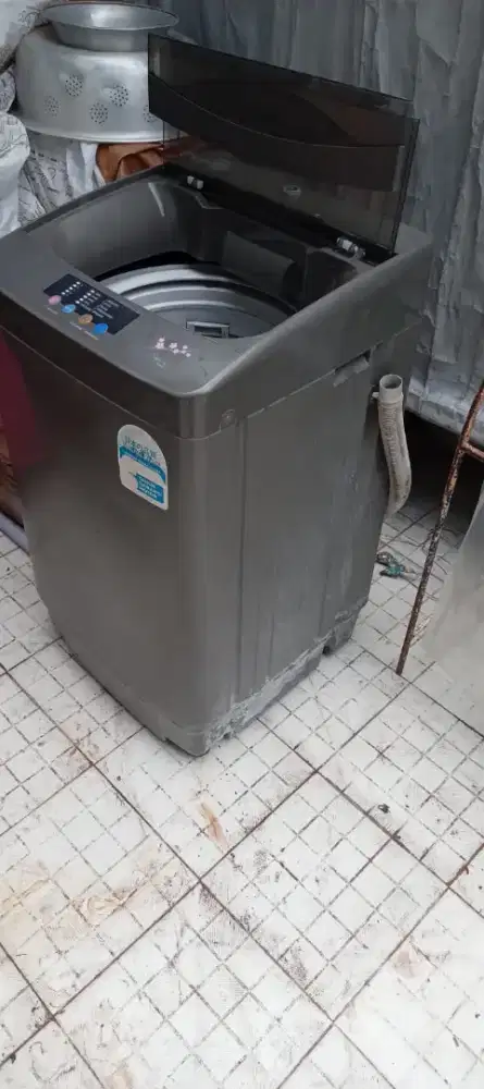 Redy stok mesin cuci 1 tabung otomatis merk sanken