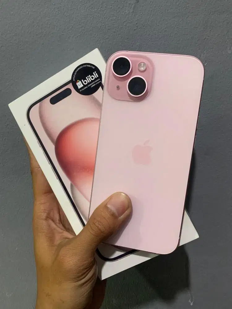 iphone 15 128gb pink resmi blibli setara ibox