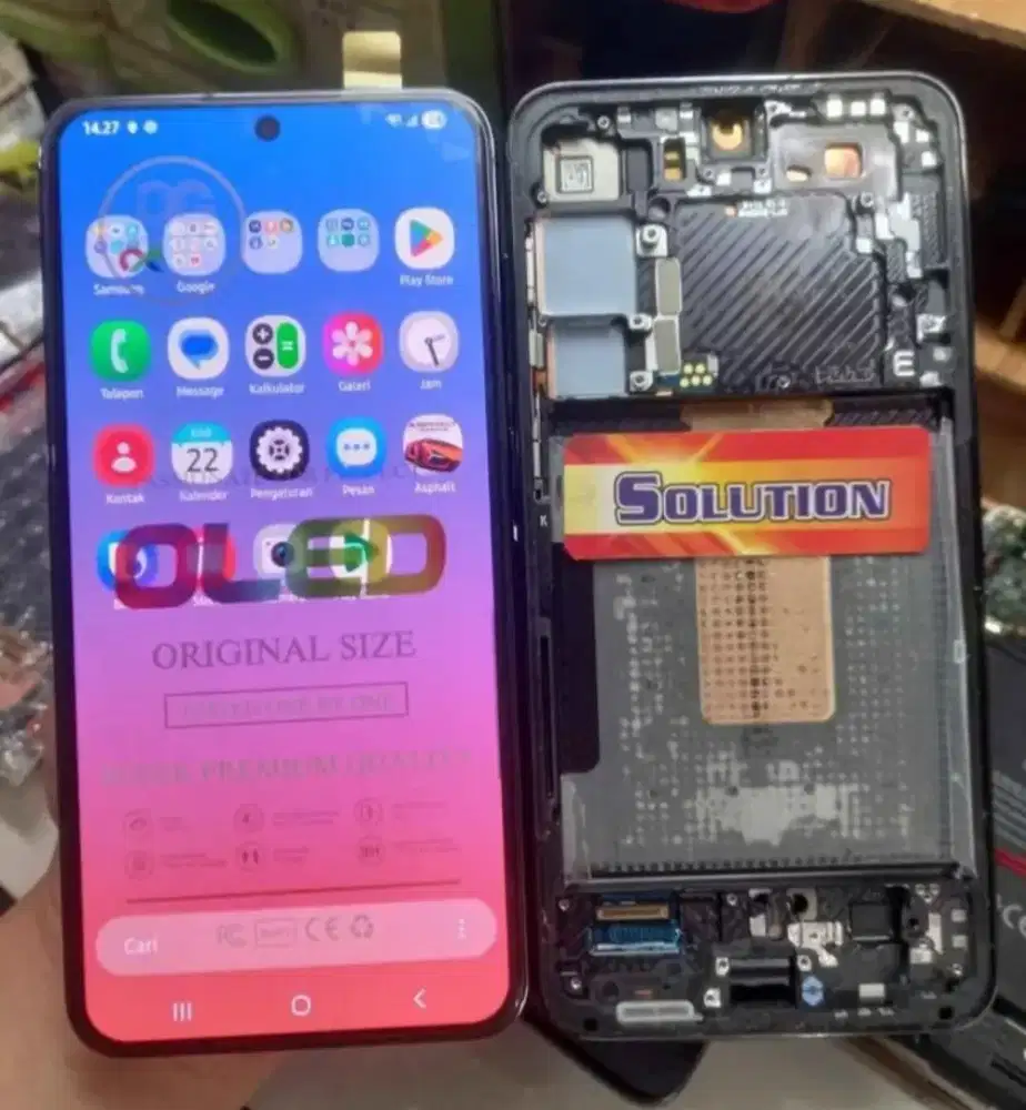 LCD TOUCHSCREEN SAMSUNG S23 PLUS ORI OLED + PASANG