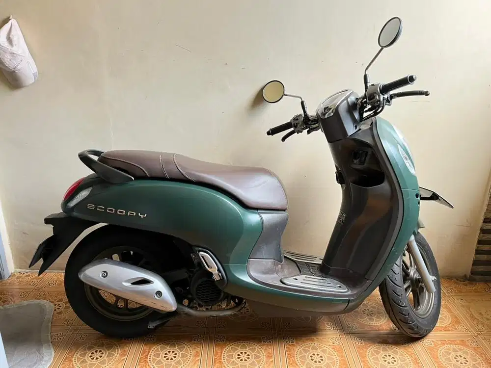 honda scoopy keyless stylish green 2023 second