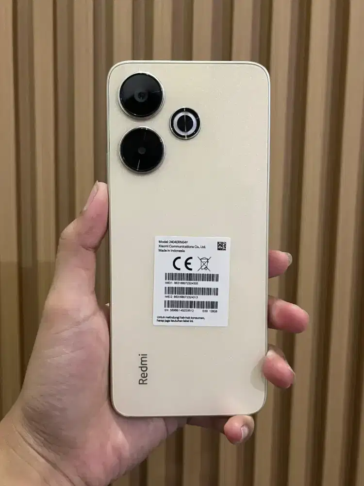 Xiaomi Redmi 13 8/128GB Sandy Gold Normal Siap Pakai Unit HP + Charger