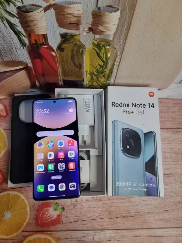 Jual hp istimewa REDMI NOTE 14 5G PRO PLUS likeNEW grns resmi aktif