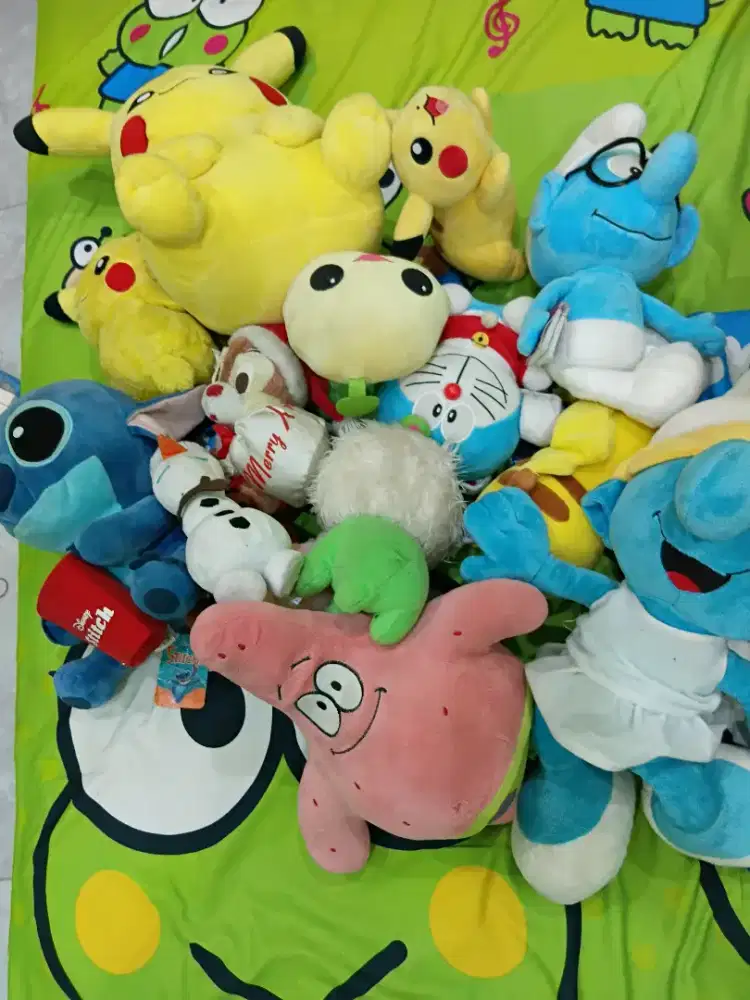 Boneka import sebagian masih ada tag nya