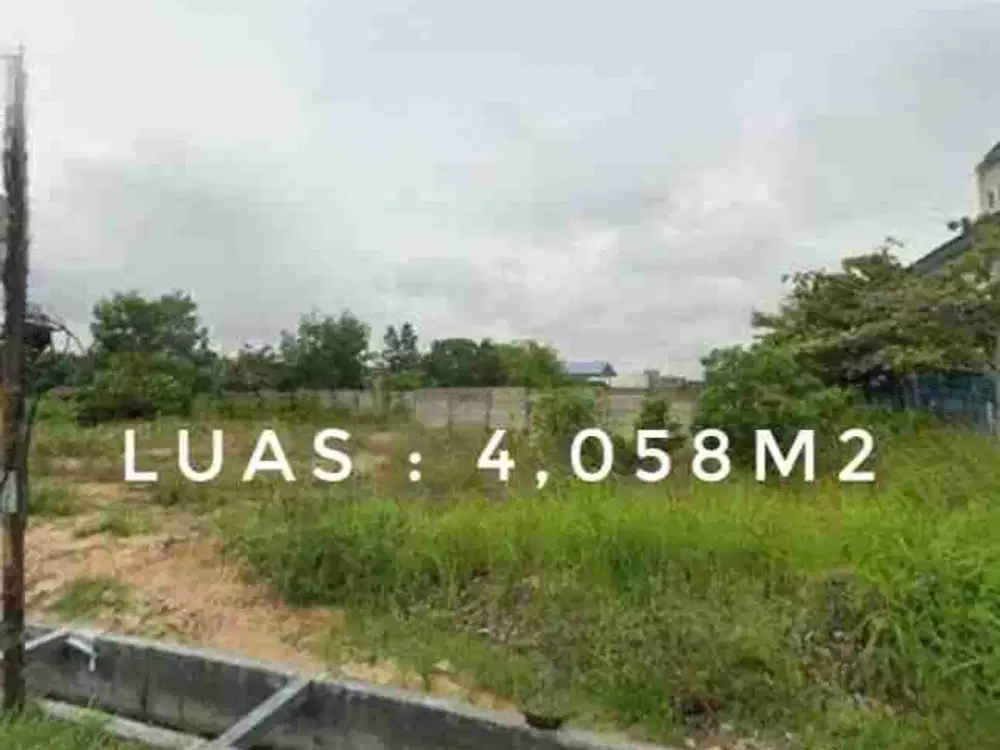 TANAH STRATEGIS 4.058M2 SIAP PAKAI, DEKAT MAL SKA DAN RS PRIMA DI TENGAH KOTA PEKANBARU