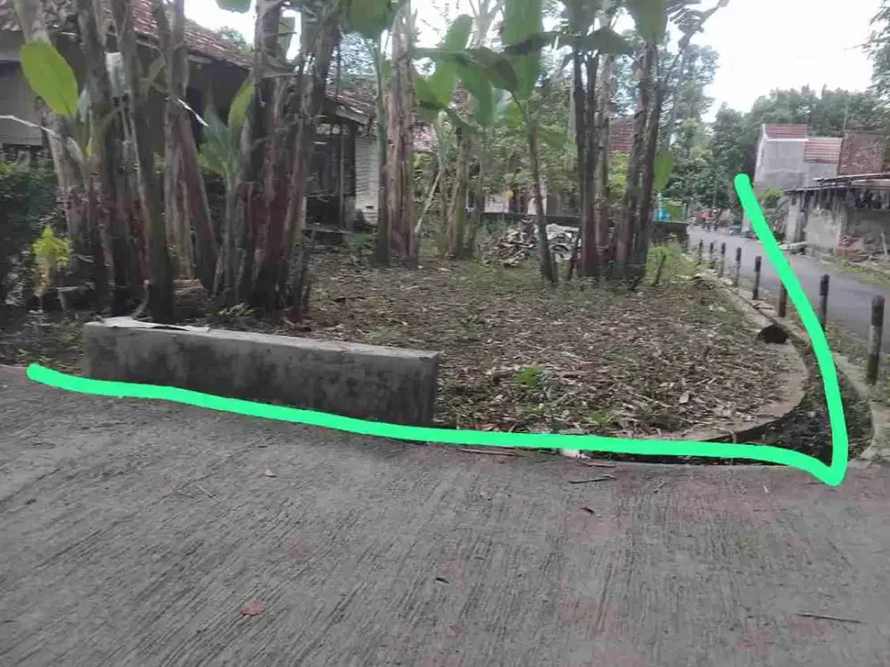Tanah dijual dekat pasar sentolo