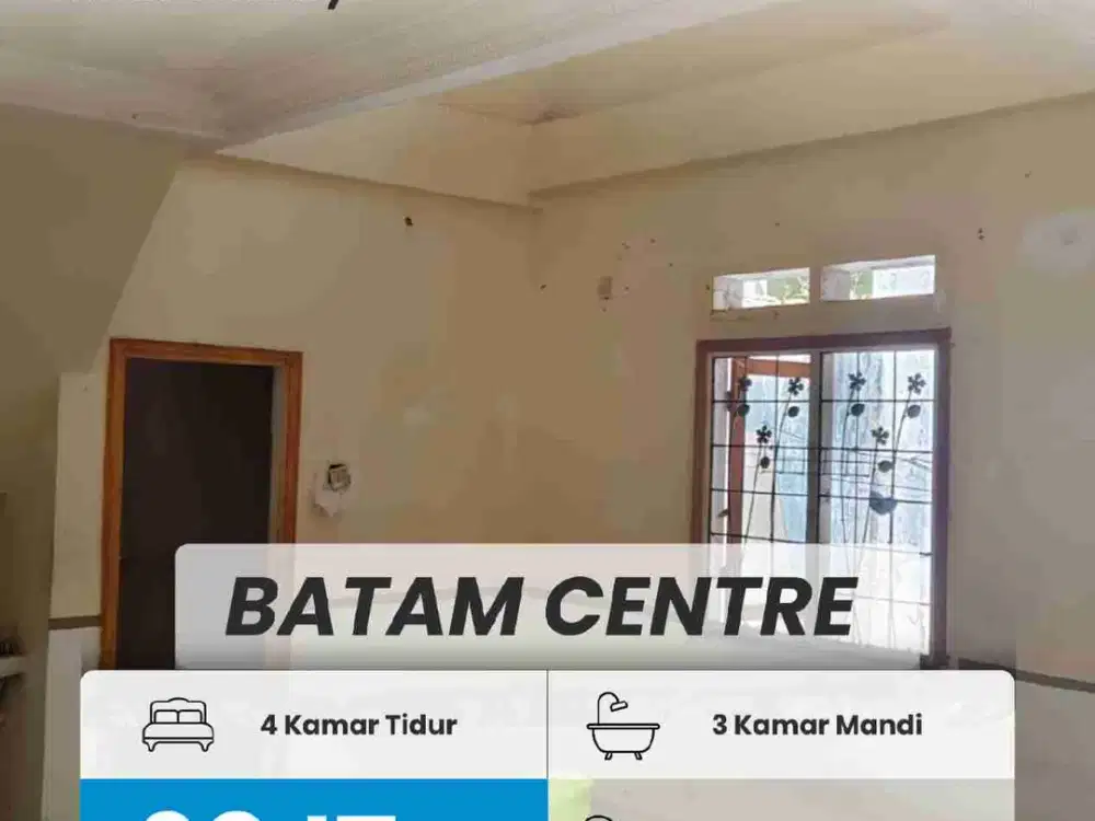 DISEWAKAN RUMAH BATAM CENTER