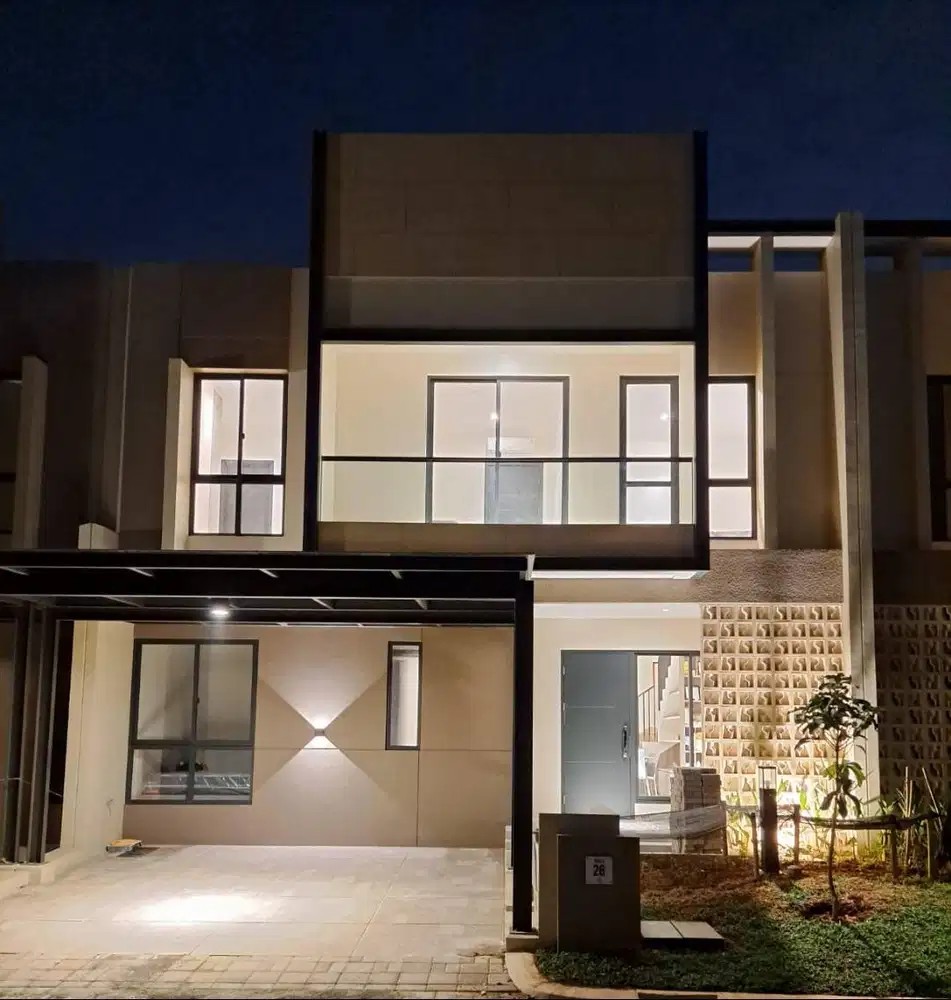 DIJUAL RUMAH BARU MEWAH DI SUMMARECON GADING SERPONG DOUBLE SKY LIGHT