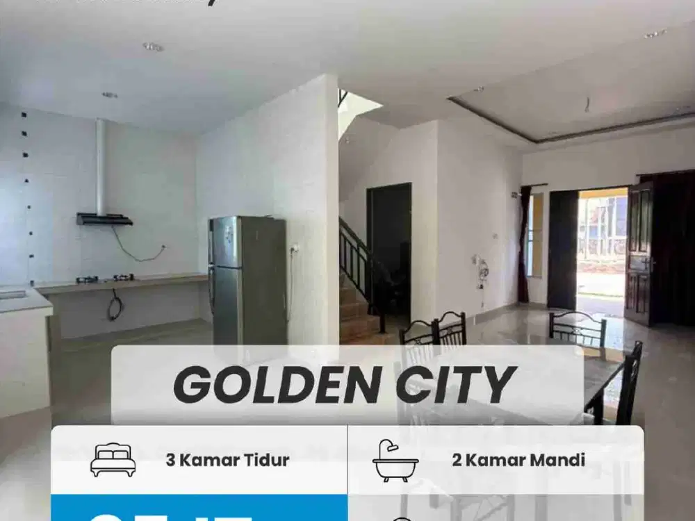 DISEWAKAN RUMAH CANTIK 2 LANTAI GOLDEN CITY, BENGKONG, BATAM