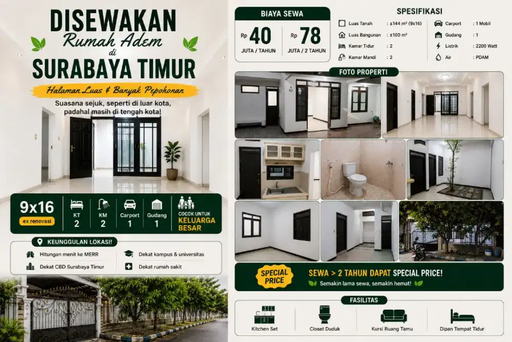 Sewa Rumah Pondok Nirwana