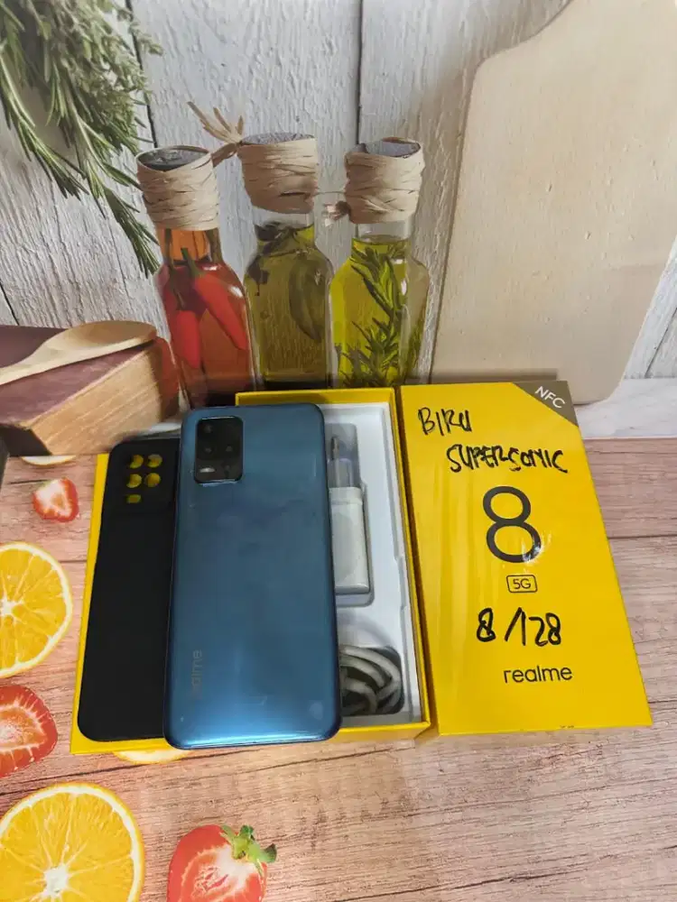JUAL HP realme 8 5g 8/128 istimewa NFC