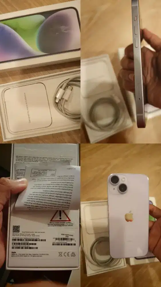 iPhone 14 warna purple 128 gb
