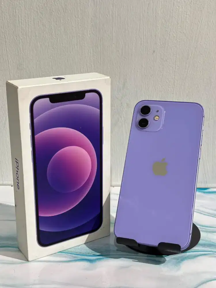 Iphone 12 256Gb Ibox Resmi mulus lengkap