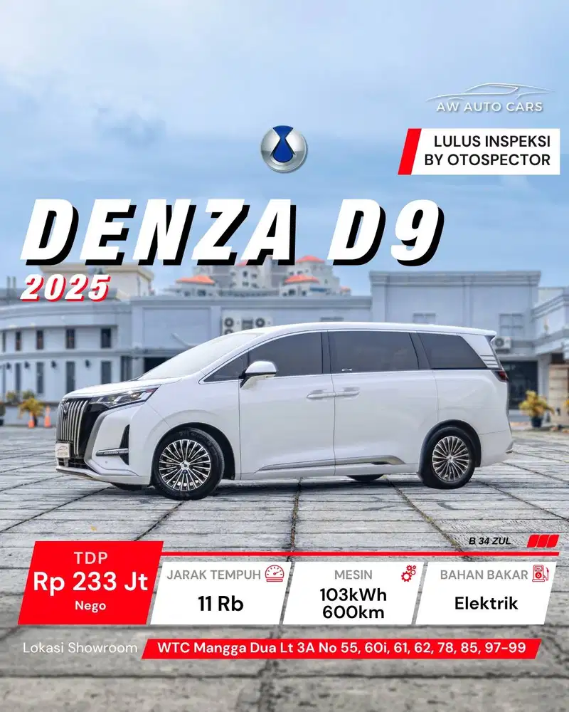 Denza D9 2025 EV Electric Car mdl 2024 M6 PPF