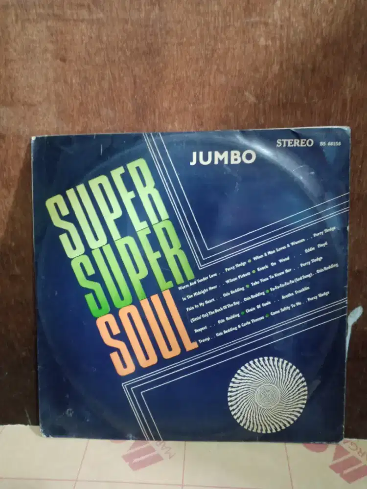 Kaset piringan hitam SUPER SUPER SOUL JUMBO