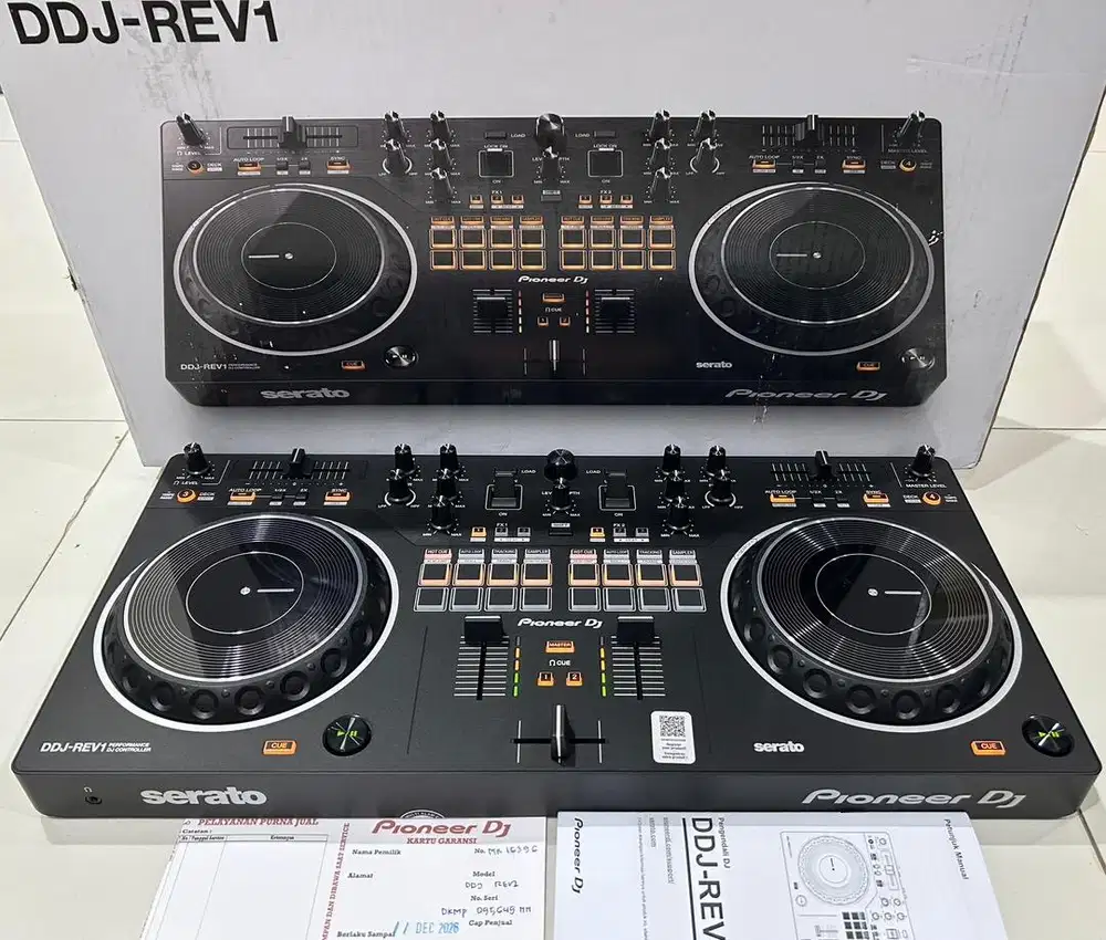 Alat DJ Pioneer DDJ REV GARANSI DES2026 Fullset Controller XDJ CDJ FLX