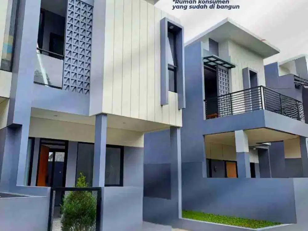 Jual Rumah Baru Cluster di Ujung Berung Bandung Timur 2 Lantai Murah Pinggir Jalan