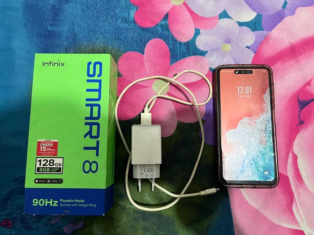 INFINIX SMART 8 RAM 8/128 GB (FULLSET ORIGINAL)