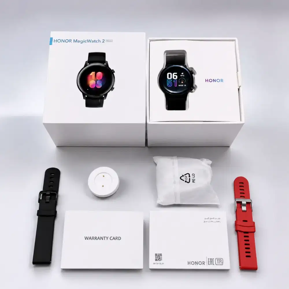Honor Magic Watch 2 42mm agate black fullset mulus