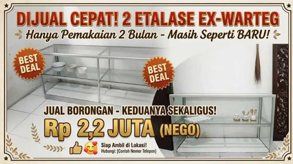 ETALASE WARTEG NEGO
