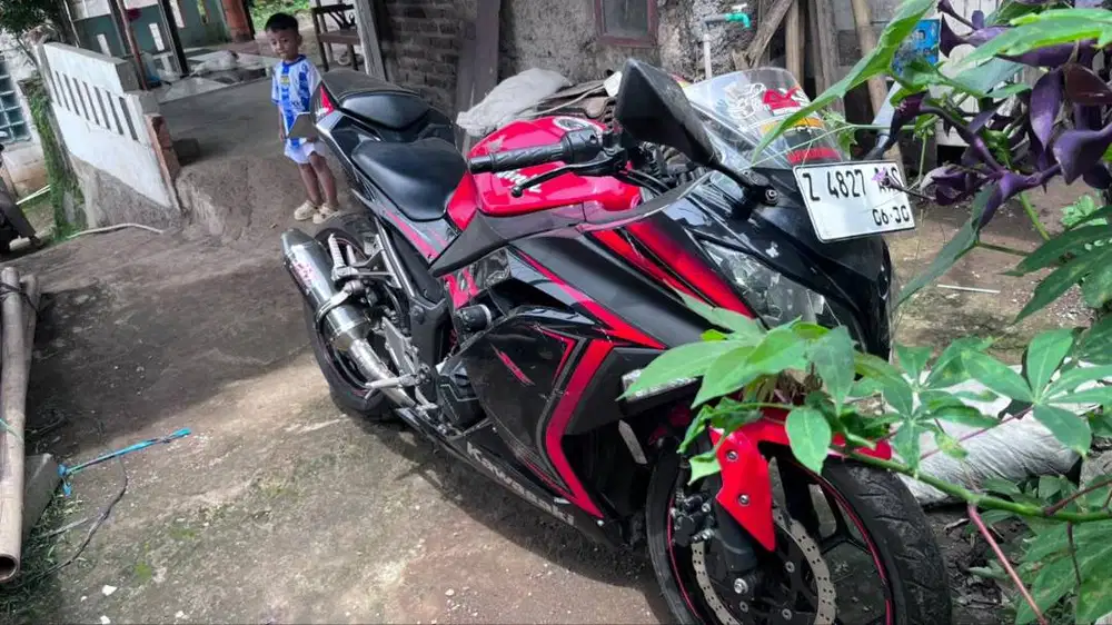 Ninja FI 2014 mulus mesin sehat no minus pajak baru perpanjang