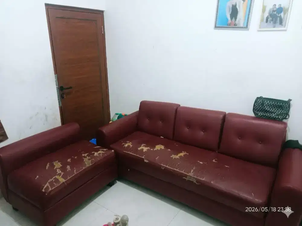 Sofa Besar L bekas