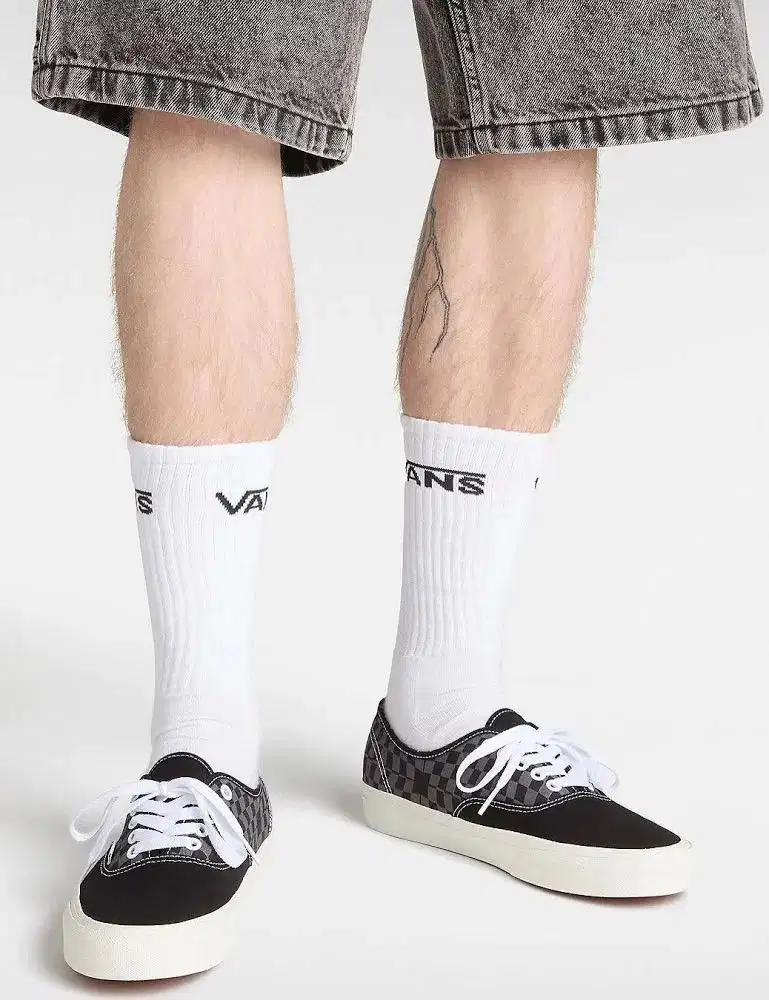 Vans authentic warp chexk black size 43