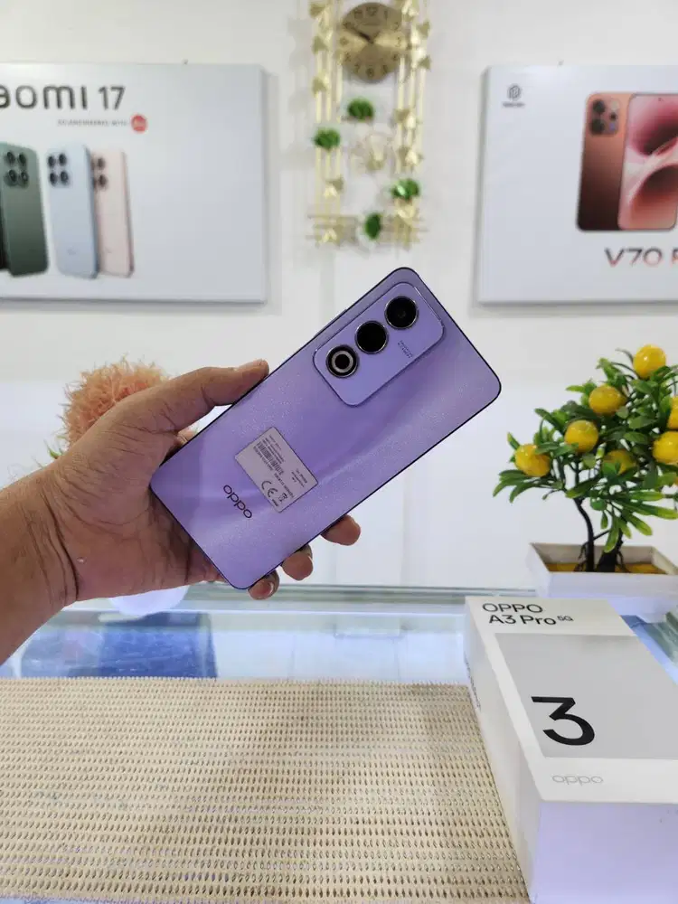 Oppo A3 Pro 5G Ram 8+8Gb/ 256Gb Fullset Like New Bergaransi