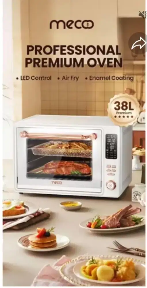 DIJUAL OVEN MECCO 38 LITER