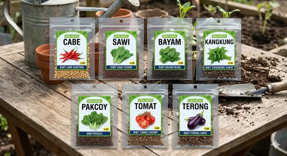 Bibit Sayur Mudah tumbuh