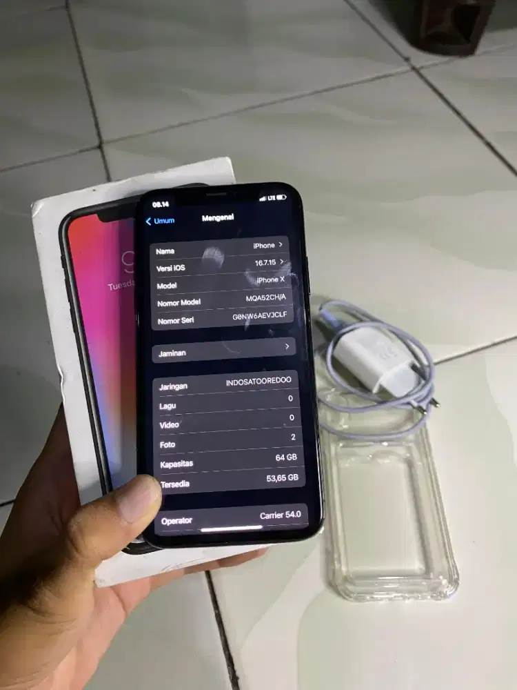 iphone x space grey 64gb ex inter