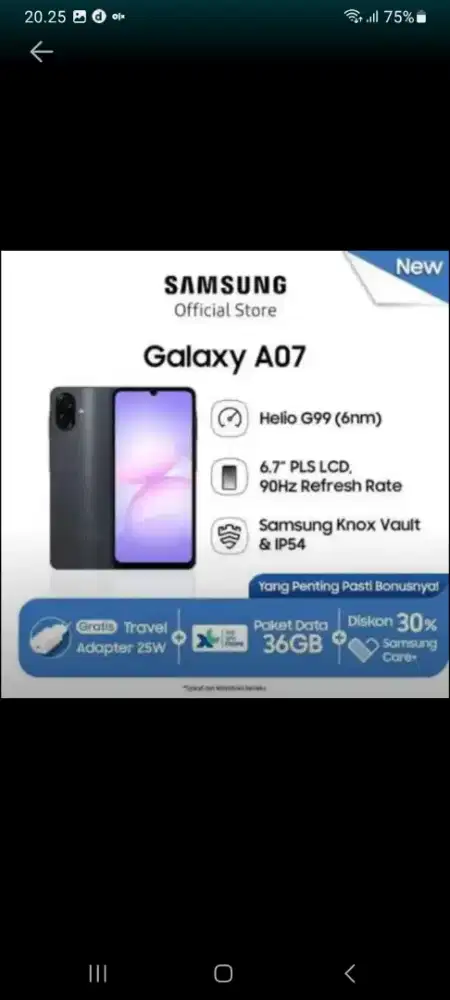 Jual SAMSUNG A7