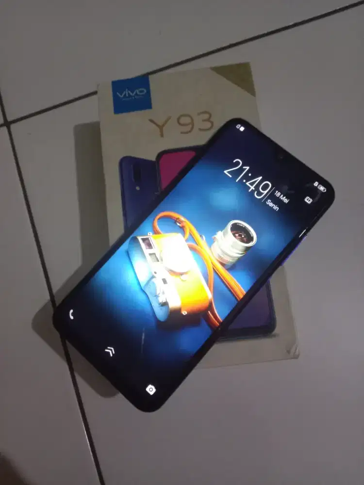 Dijual hp Vivo y93 ram 3/32 full set