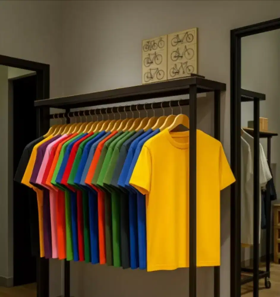 Kaos Polos Combed 24s Asli Catton