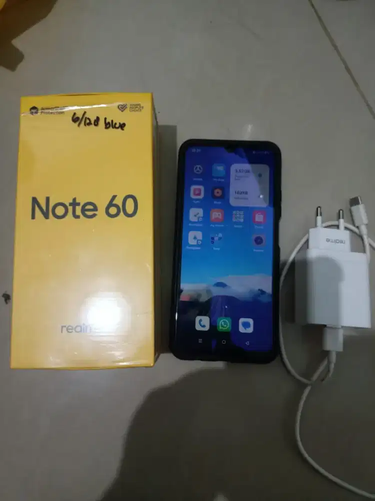Dijual realme not 60 6/128 GB warna blue