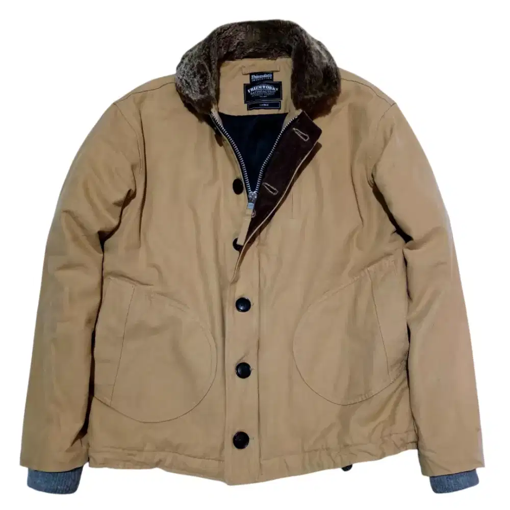 FRIZM WORKS Satifaction Canvas Type A2 Deck Military Style Jacket