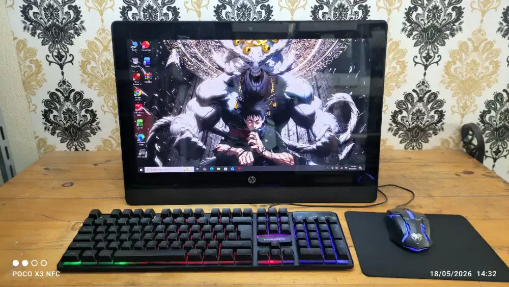 AIO PC HP PRO ONE TOUCHSCREEN CORE I5 GEN-6 (8/256GB) LED 20 INCH